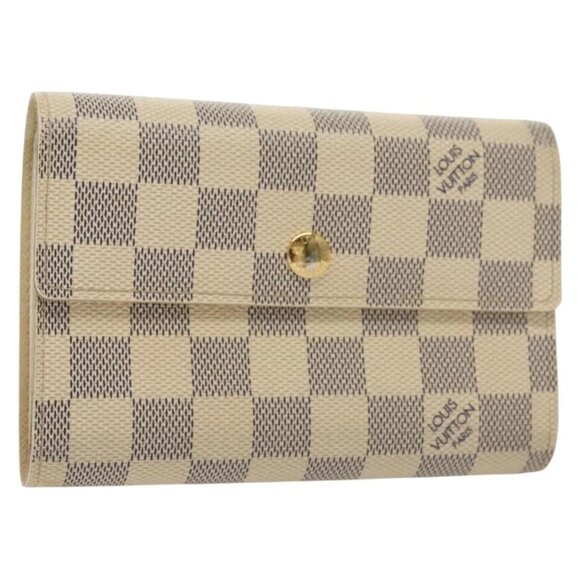 LOUIS VUITTON Damier Azur Portefeuille Alexandra Wallet N63068 LV Auth 130788 - Picture 1 of 16